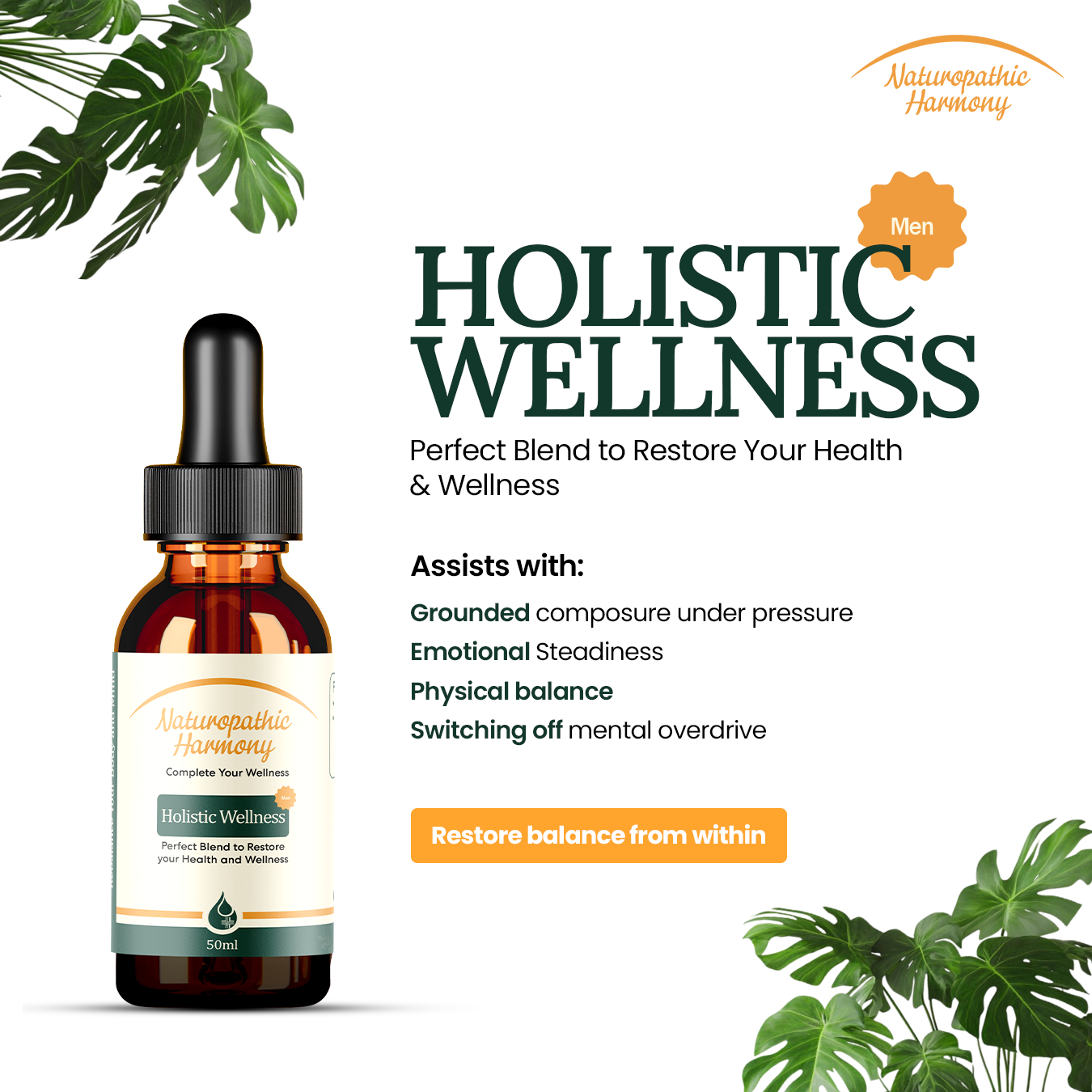 Holistic Wellness Men – Steady Inside, Ready Outside